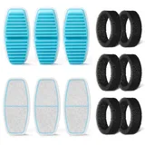 S7-6PCS FOFNON Katzenbrunnen Filter Trinkbrunnen Katzen: 12 Filter Katzenbrunnen - 6 Stück Filter + 6 Stück Schaumstofffilter - Dreifach-Filterung - Geeignet für FONON Katzen Trinkbrunnen