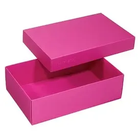 Buntbox Geschenkboxen L 26,6 x 17,2 x 7,8 cm 2-tlg. pink