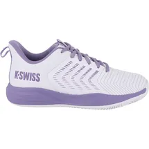 K-Swiss Damen ULTRASHOT Light Clay Tennis Shoe, White/Purple Haze/Neon Lavender, 37 EU