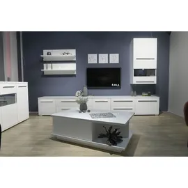 PLACES OF STYLE Couchtisch PLACES OF STYLE "Piano", weiß (weiß hochglanz, weiß hochglanz), B:103,5cm H:36cm T:65cm, Tische, Couchtisch, UV lackiert, Wohnzimmer Tisch mit Schublade inkl. Soft-Close Funktion