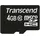 Transcend microSDHC Class 10 + SD-Adapter 4 GB
