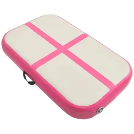 vidaXL Aufblasbare Gymnastikmatte mit Pumpe 60x100x10 cm PVC Rosa