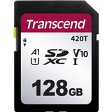 Transcend SDHC/SDXC420T (SDXC, 128 GB, UHS-I), Speicherkarte