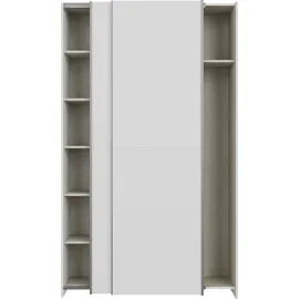 MITEPEK Schwebetürenschrank Nook 120,1 x 210 x 39,1 cm Weiß