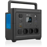 XLAYER Powerstation 1000W/835Wh tragbar Stromgenerator Mobil Stromversorgung