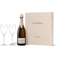 (177,93 EUR/l) Roederer Champagner 0,75l Brut Premier Collektion 243 mit Gläser