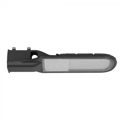 LED Straßenleuchte Straßenlampe Straßenlaterne Parkplatzbeleuchtung Mastleuchte für draußen, Aluminium schwarz, 50W 4200lm 6500K, LxBxH 39,5x17x7,9 cm