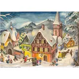 Richard Sellmer Verlag Adventskalender Verschneites Dorf"