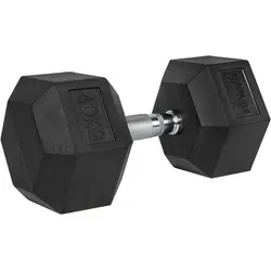 Kurzhantel Hexagon - Hantel - Dumbbell - Pro Stück - 1 bis 40 kg grau 40kg