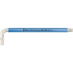 Wera 3950 SPKL Multicolour HF Winkelschlüssel, metrisch, Edelstahl, mit Haltefunktion Blau - 05022698001 - Blau