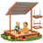 Spielwerk® Sandkasten Sami 120 x 120 cm 