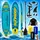 atlex SUP Board 350 x 80 x 15 cm Blau