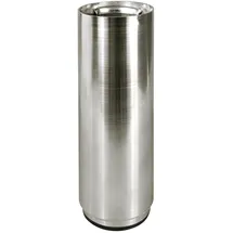 Wagner Möbelbein/Tischbein/Möbelfuß/Verstellfuß Telescope - Ø 60 x 160-250 mm, ausziehbar, Edelstahl-Optik- 12182501