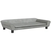 vidaXL Kindersofa vidaXL 100 x 50 x 26 cm Kiefer grau