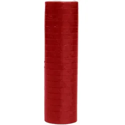 5 Rollen Papier Luftschlangen bordeuax rot  schwer entflammbar