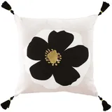 Douceur d'intérieur Zierkissen 45 x 45 cm Beige