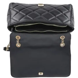 Valentino Ocarina Umhängetasche Kunstleder Black/Gold