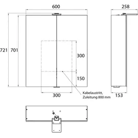 EMCO Pure2 60 cm grau