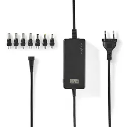 Nedis Universal-Netzteil - 36 W - 5 - 24 V DC - 1.80 m - 2.4 A - 3.0 A A - 7 plug(s) - Schwarz