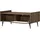 WFL GROUP Arysa Beige Walnuss 100 x 45 x 60 cm