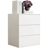 VCM Nachtschrank Malira 65 x 48 x 78 cm Weiß