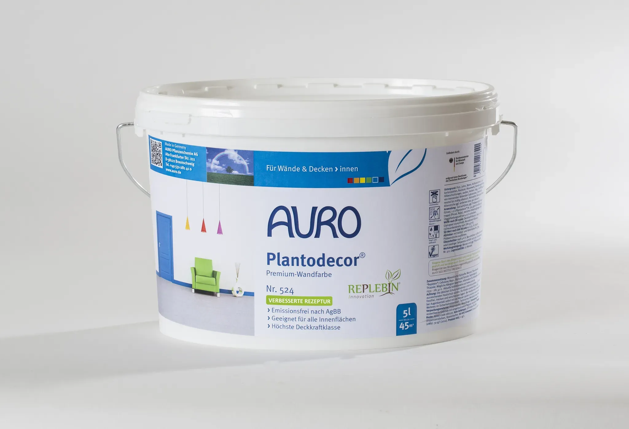 AURO  Plantodecor Premium-Wandfarbe-10 l