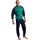 LE JOGGER le jogger® Pyjama »Schlafanzug für Herren im Doppelpack«, (Packung, 4 tlg., 2 Stück), in langer Form mit aufgesetzten Streifen le jogger® grün, marine