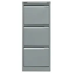 BISLEY Hängeregistraturschrank 3 Laden silber 3633355 einbahnig