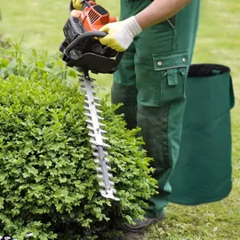 Relaxdays Laubsack selbstaufstellend 2er Set 120 l Ø 44 cm grün schwarz