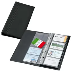 SIGEL Visitenkarten-Ringbuch schwarz