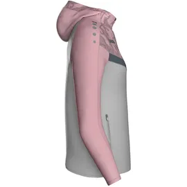 Jako Damen Kapuzenjacke Iconic Soft grey/dusky pink/anthra Light 36