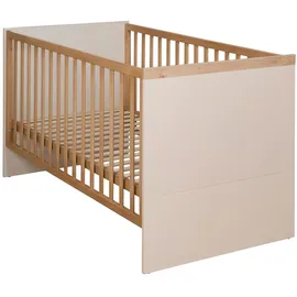 roba Baumann Babybett Porto 70 x 140 cm Holzoptik Virginia Chestnut