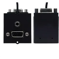 Bachmann Einsatz VGA/Klinke 1f sw 917.058, VGA + RCA,