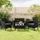 Yaheetech Gartenmöbel Set 4-tlg. Schwarz/Grau