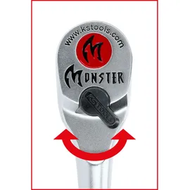 KS Tools 1/2 Monster Teleskop-Umschaltknarre, 100 Zahn