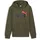 Puma Ess+ Metallic 2 Col Big Logo Fleece-Hoodie Jungen 77 dark olive 140