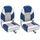 vidaXL Bootssitze 39 x 43 x 58 cm blau 2 St.
