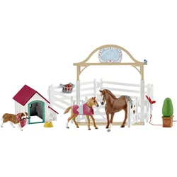 Schleich Horse Club 42458 Hannahs Gastpferde mHündin Ruby