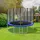 Tectake Garfunky 396 cm inkl. Sicherheitsnetz und Leiter schwarz/blau