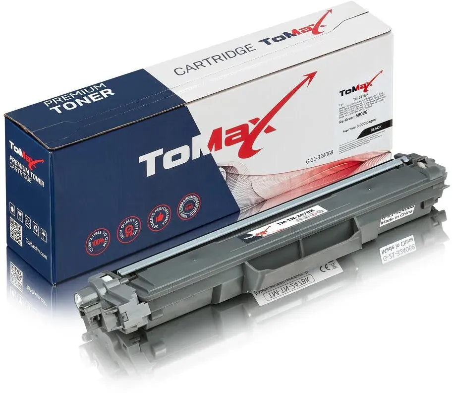 ToMax Premium ersetzt Brother TN-247BK Toner, schwarz