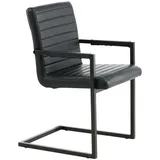 Livetastic Armlehnstuhl-Set, Schwarz, Metall, Textil, 54x88x63 cm, Esszimmer, Stühle, Esszimmerstühle, Esszimmerstühle-Set