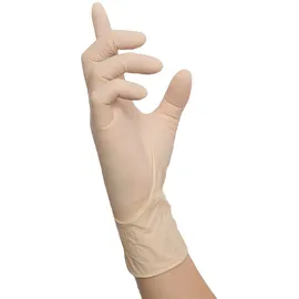 AS Arbeitsschutz GmbH NITRAS IDEAL CARE Latex-Einmalhandschuhe, naturfarben S