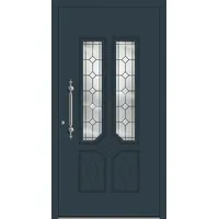 SCHÜCO Aluminium Haustür "THEA" ADS 75.SI RC2 Anthrazit RAL 7016 beidseitig innen öffnend DIN links