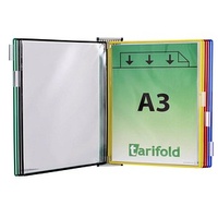 Tarifold Wand-Sichttafelsystem 418109 DIN A3 farbsortiert mit 10 St.
