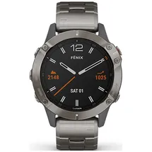 Garmin fenix 6 Saphir grau / titan