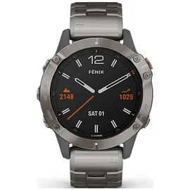 Garmin fenix 6 Saphir grau / titan