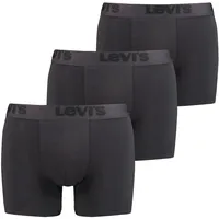 Levi's Herren Boxer, 3er-Packer Packung, mit Logo Webbund Levi's® Schwarz S