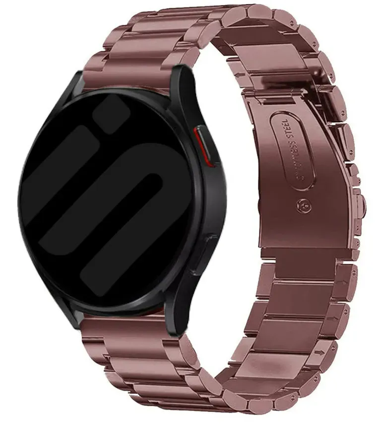 Strap-it Gard Pro Ultra 2+ Armband Stahl für Gard Pro Ultra 2+ - Bronze - Butterfly-Verschluss
