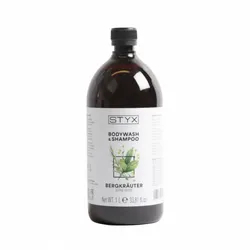 STYX Bodywash & Shampoo Bergkräuter 1L