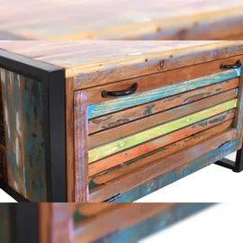 SIT Möbel Fiume 85 x 50 x 35 cm Altholz bunt / schwarz